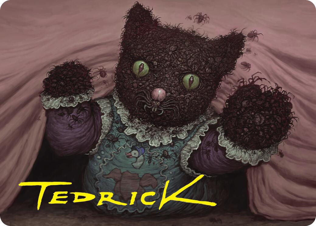 Twitching Doll Art Card (Gold-Stamped Signature) [Duskmourn: House of Horror Art Series] | Gaming Infinity