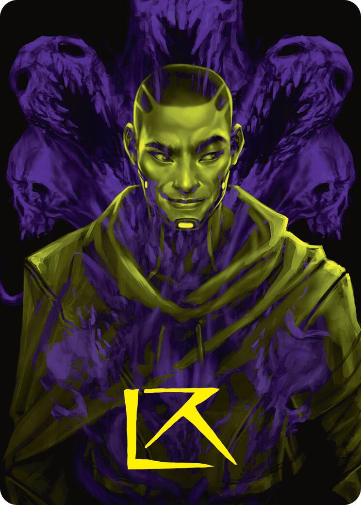 Kaito, Bane of Nightmares Art Card (Gold-Stamped Signature) [Duskmourn: House of Horror Art Series] | Gaming Infinity