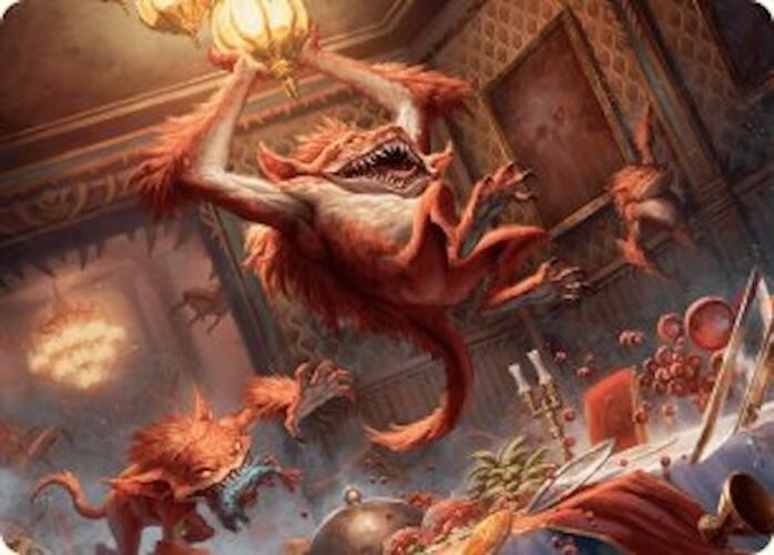 Midnight Mayhem Art Card [Duskmourn: House of Horror Art Series] | Gaming Infinity