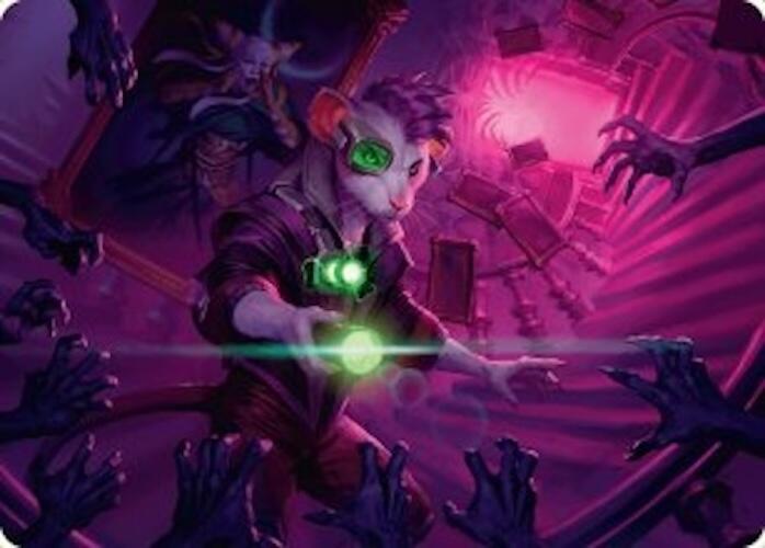 Nashi, Searcher in the Dark Art Card (21/54) [Duskmourn: House of Horror Art Series] | Gaming Infinity