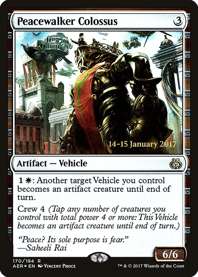 Peacewalker Colossus [Aether Revolt Prerelease Promos] | Gaming Infinity
