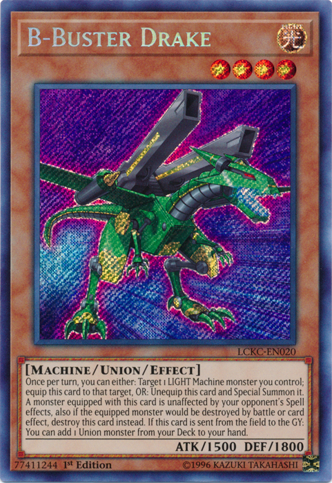B-Buster Drake [LCKC-EN020] Secret Rare | Gaming Infinity