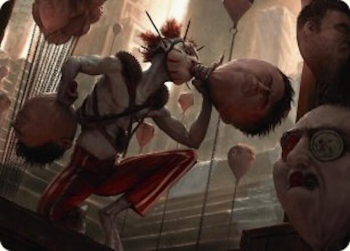 The Jolly Balloon Man Art Card [Duskmourn: House of Horror Art Series] | Gaming Infinity