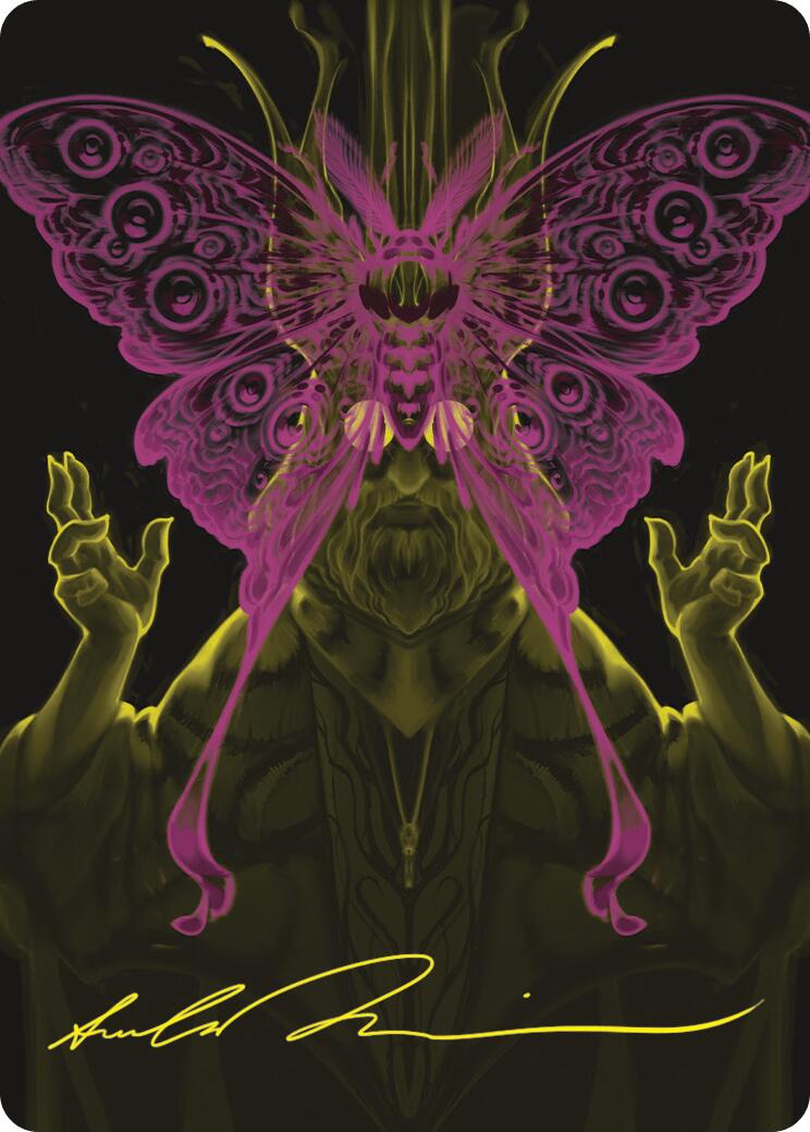 Victor, Valgavoth's Seneschal Art Card (44/54) (Gold-Stamped Signature) [Duskmourn: House of Horror Art Series] | Gaming Infinity