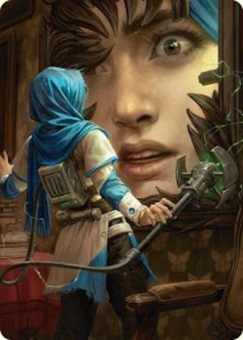 Reality Is Mine to Control Art Card [Duskmourn: House of Horror Art Series] | Gaming Infinity