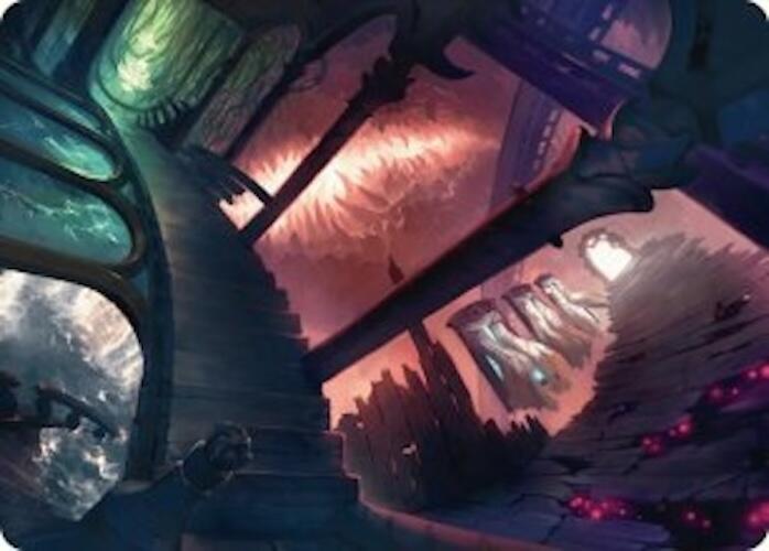 Terramorphic Expanse Art Card [Duskmourn: House of Horror Art Series] | Gaming Infinity