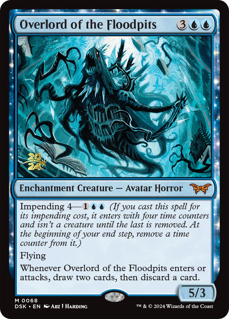 Overlord of the Floodpits [Duskmourn: House of Horror Prerelease Promos] | Gaming Infinity