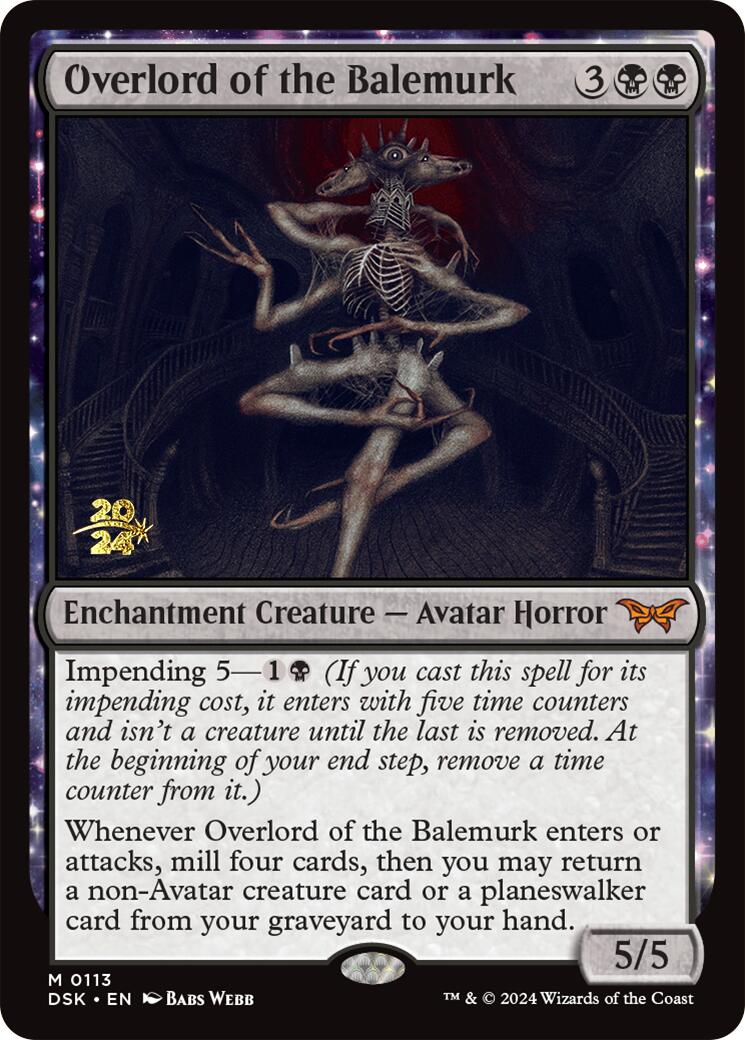 Overlord of the Balemurk [Duskmourn: House of Horror Prerelease Promos] | Gaming Infinity