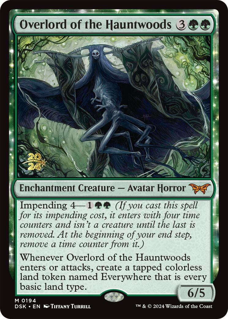 Overlord of the Hauntwoods [Duskmourn: House of Horror Prerelease Promos] | Gaming Infinity