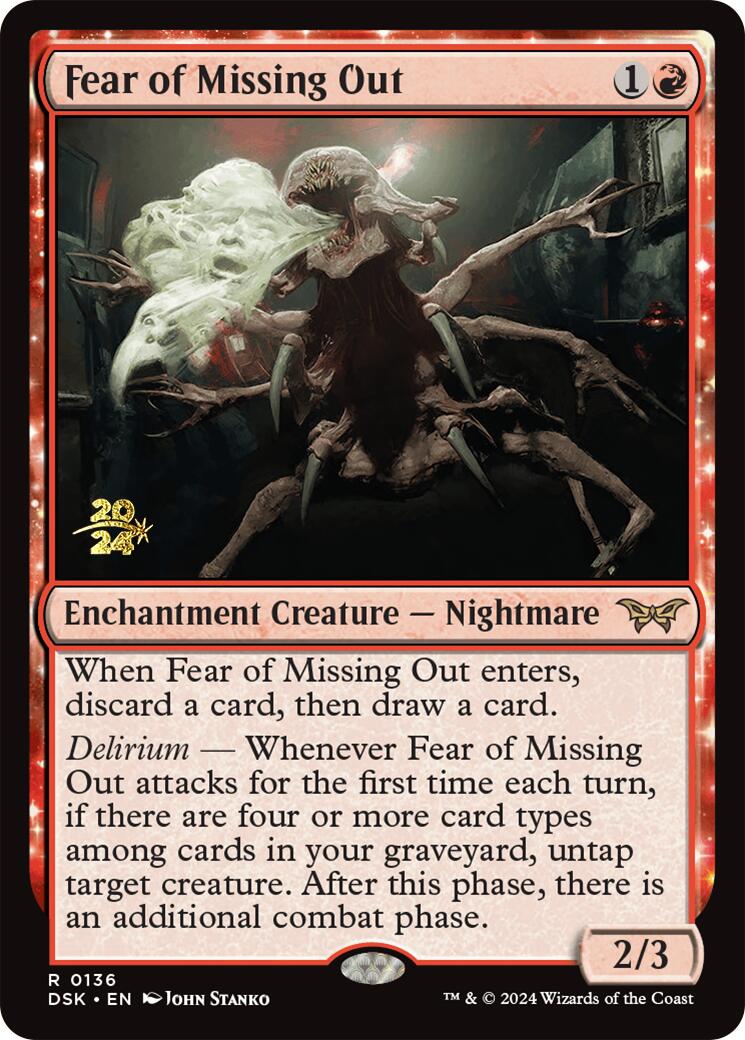 Fear of Missing Out [Duskmourn: House of Horror Prerelease Promos] | Gaming Infinity