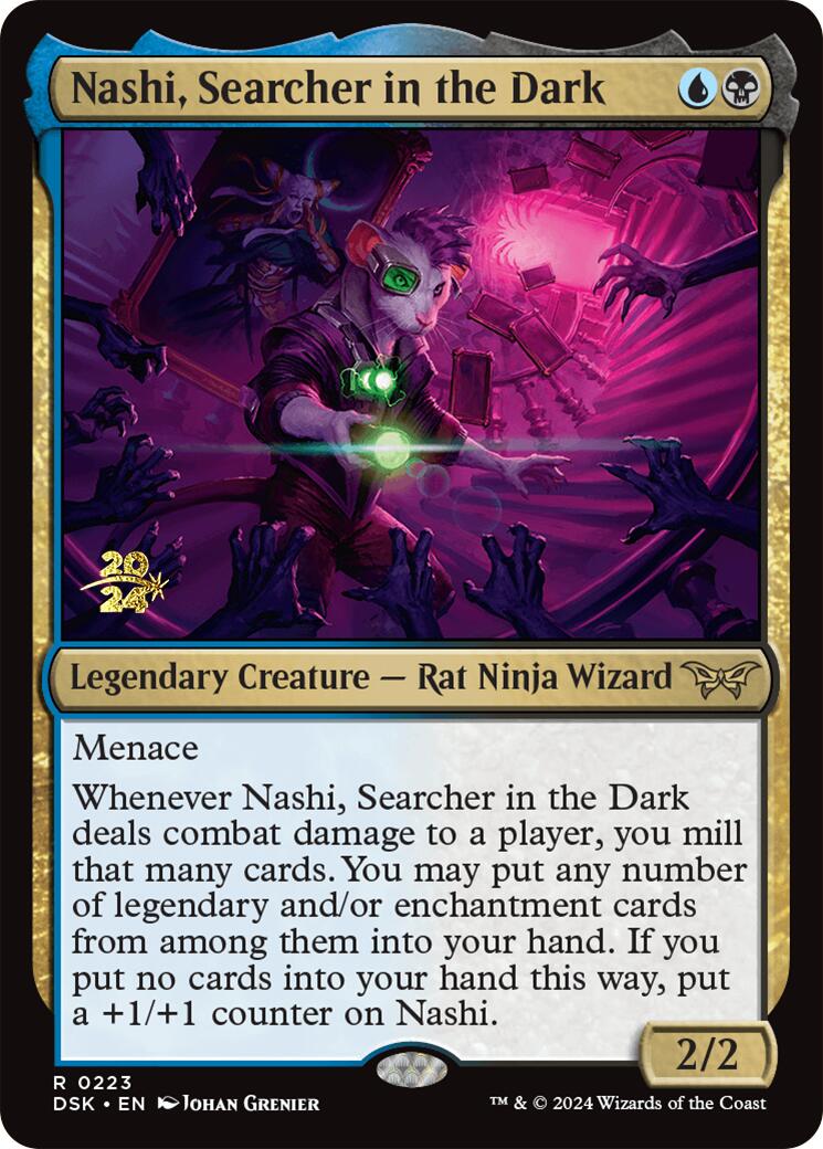 Nashi, Searcher in the Dark [Duskmourn: House of Horror Prerelease Promos] | Gaming Infinity