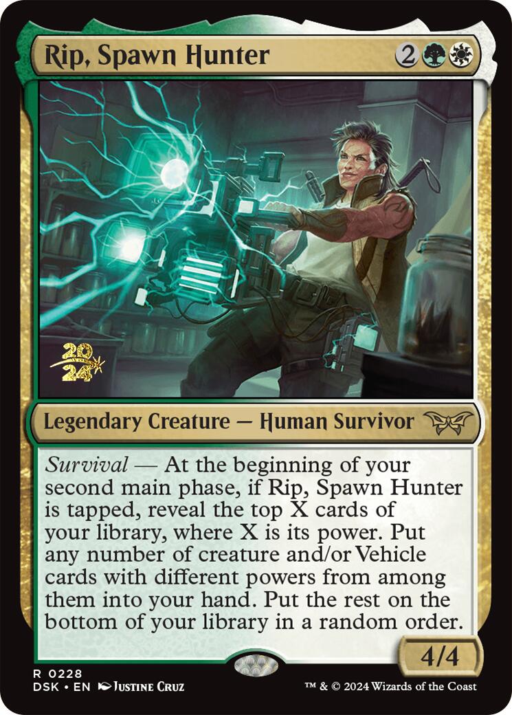 Rip, Spawn Hunter [Duskmourn: House of Horror Prerelease Promos] | Gaming Infinity