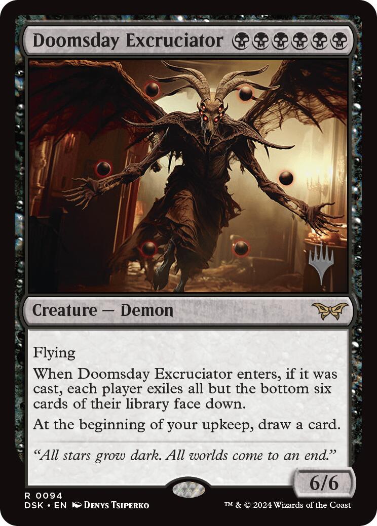 Doomsday Excruciator [Duskmourn: House of Horror Promos] | Gaming Infinity