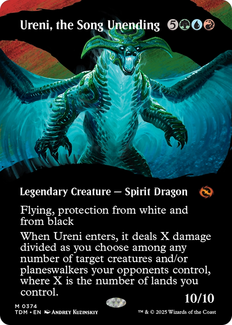 Ureni, the Song Unending (Borderless) [Tarkir: Dragonstorm] | Gaming Infinity