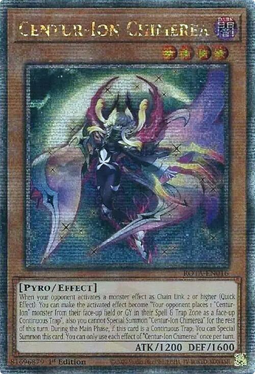 Centur-Ion Chimerea (Quarter Century Secret Rare) [ROTA-EN016] Quarter Century Secret Rare | Gaming Infinity