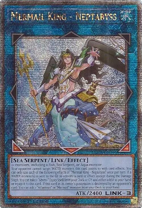Mermail King - Neptabyss (Quarter Century Secret Rare) [ROTA-EN046] Quarter Century Secret Rare | Gaming Infinity