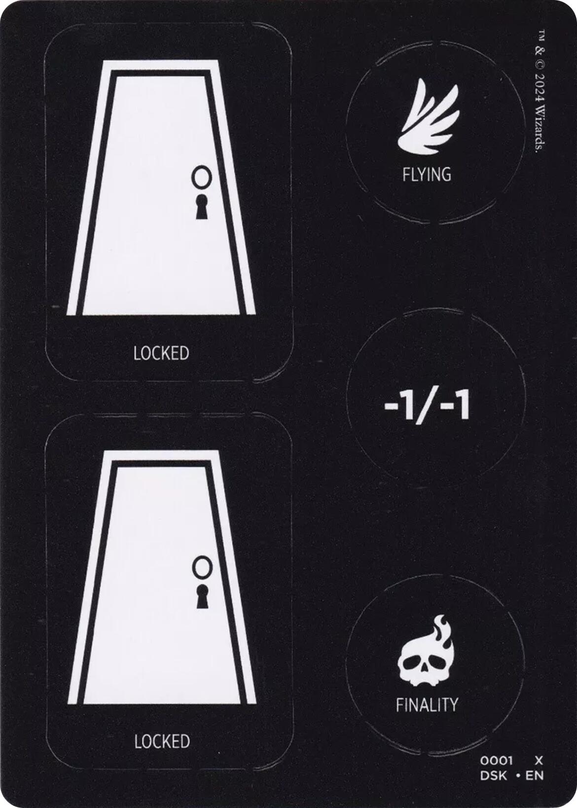 Punch Card Token (1 // 2) [Duskmourn: House of Horror Tokens] | Gaming Infinity