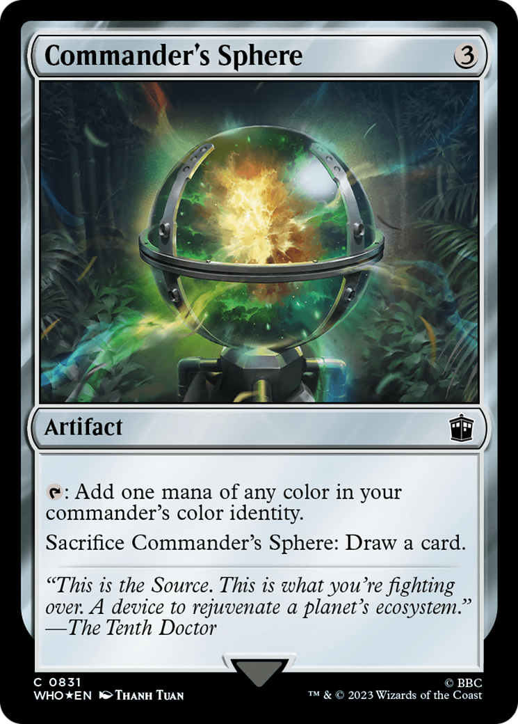 Commander's Sphere (Surge Foil) [Doctor Who] | Gaming Infinity