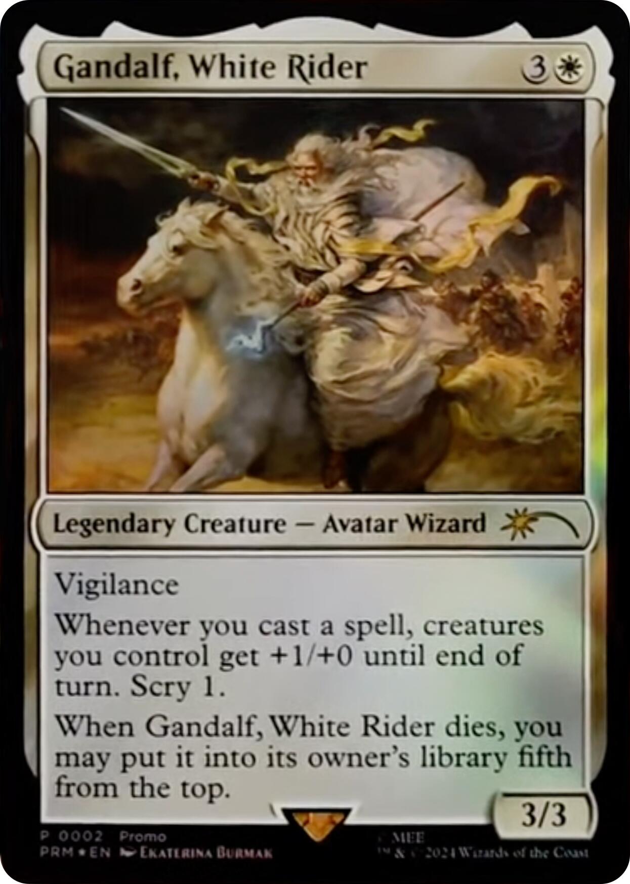 Gandalf, White Rider [Resale Promos] | Gaming Infinity