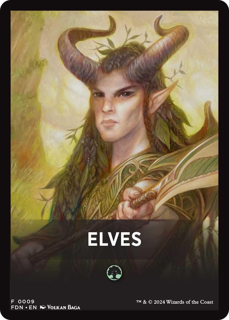 Elves Theme Card [Foundations Tokens] | Gaming Infinity