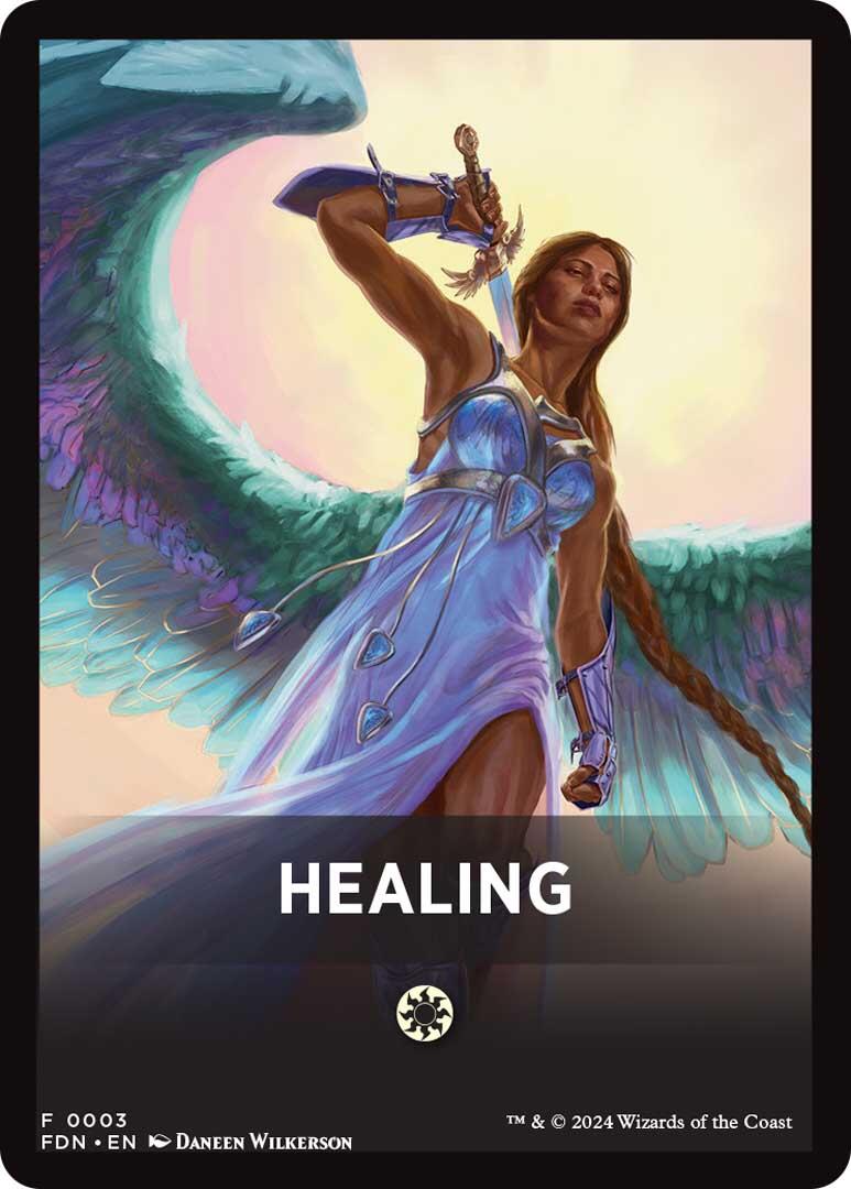 Healing Theme Card [Foundations Tokens] | Gaming Infinity