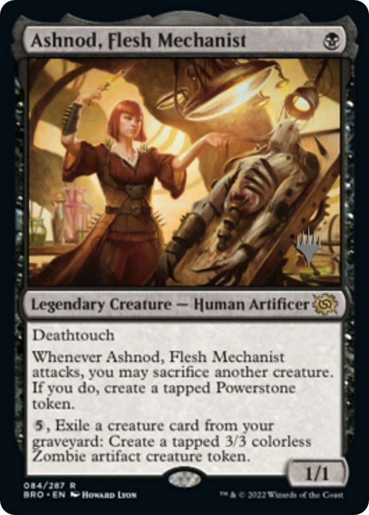 Ashnod, Flesh Mechanist (Promo Pack) [The Brothers' War Promos] | Gaming Infinity