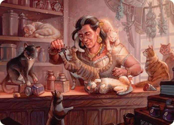 Cat Collector Art Card (1/54) [Foundations Art Series] | Gaming Infinity