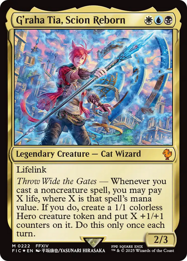 G'raha Tia, Scion Reborn (Surge Foil) [FINAL FANTASY Commander] | Gaming Infinity
