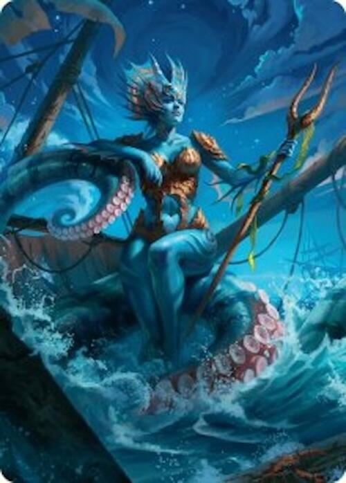 Kiora, the Rising Tide Art Card (30/54) [Foundations Art Series] | Gaming Infinity
