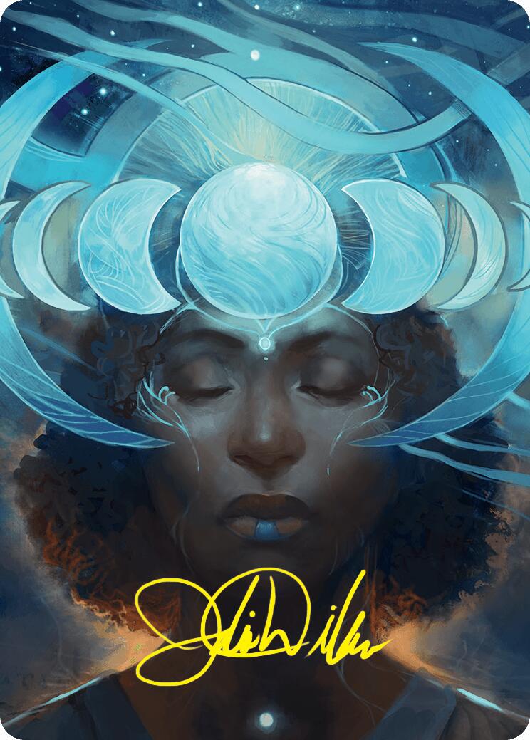 Lunar Insight Art Card (31/54) (Gold-Stamped Signature) [Foundations Art Series] | Gaming Infinity