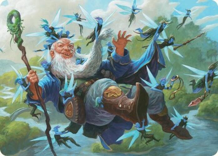 Mischievous Mystic Art Card (7/54) [Foundations Art Series] | Gaming Infinity