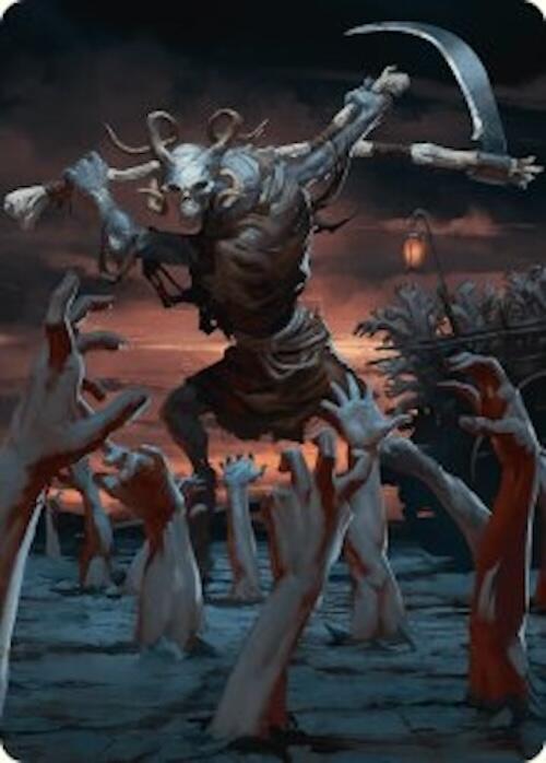 Abyssal Harvester Art Card (34/54) [Foundations Art Series] | Gaming Infinity