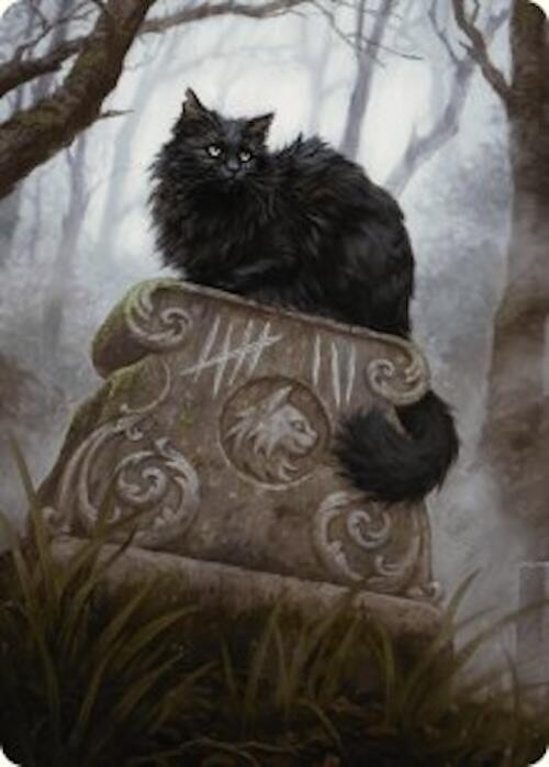 Nine-Lives Familiar 2 Art Card (36/54) [Foundations Art Series] | Gaming Infinity