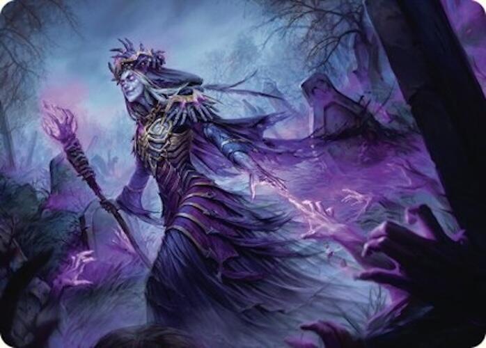 Zul Ashur, Lich Lord Art Card (10/54) [Foundations Art Series] | Gaming Infinity