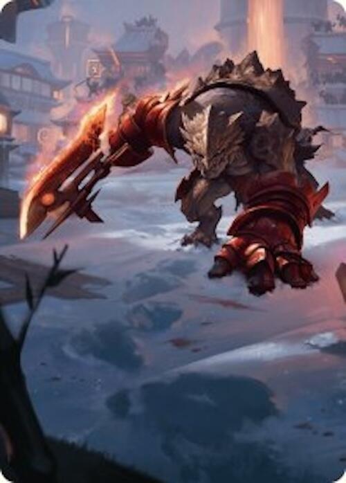 Searslicer Goblin Art Card (39/54) [Foundations Art Series] | Gaming Infinity