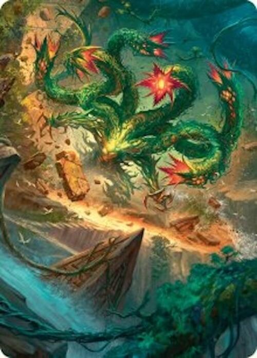 Mossborn Hydra Art Card (42/54) [Foundations Art Series] | Gaming Infinity
