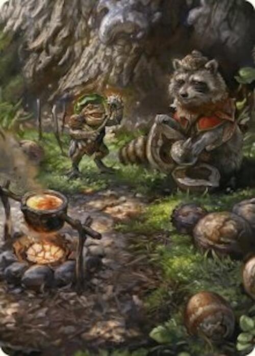 Sylvan Scavenging Art Card (46/54) [Foundations Art Series] | Gaming Infinity