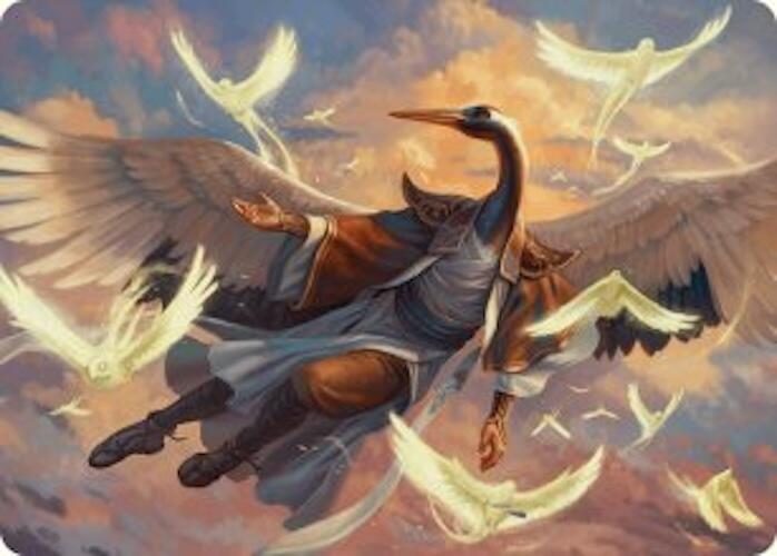 Kykar, Zephyr Awakener Art Card (16/54) [Foundations Art Series] | Gaming Infinity