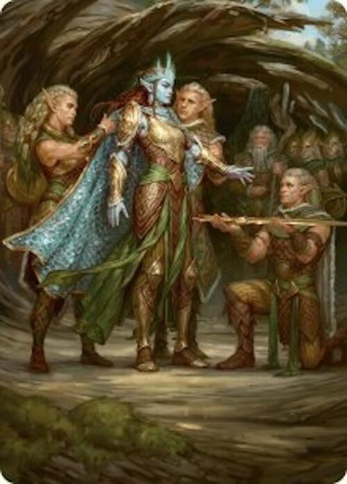 Lathril, Blade of the Elves Art Card (48/54) [Foundations Art Series] | Gaming Infinity