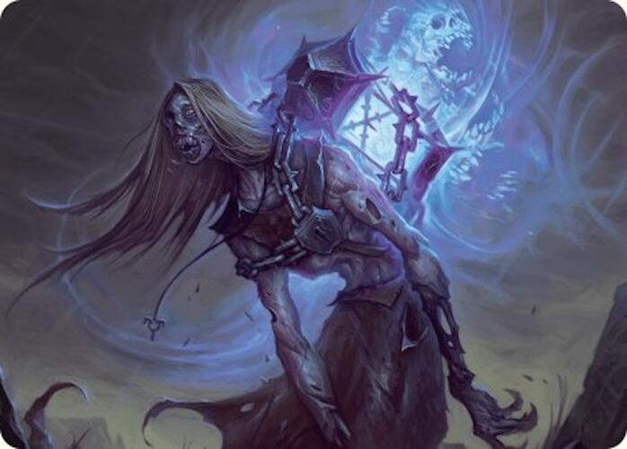 Soul-Shackled Zombie Art Card (9/54) [Foundations Art Series] | Gaming Infinity