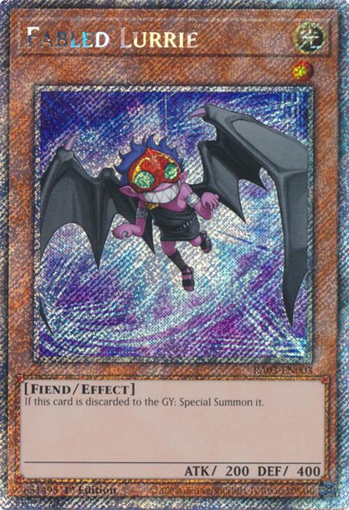 Fabled Lurrie (Platinum Secret Rare) [RA03-EN003] Platinum Secret Rare | Gaming Infinity