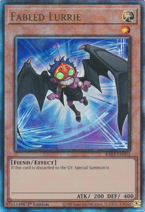 Fabled Lurrie (UTR) [RA03-EN003] Prismatic Ultimate Rare | Gaming Infinity