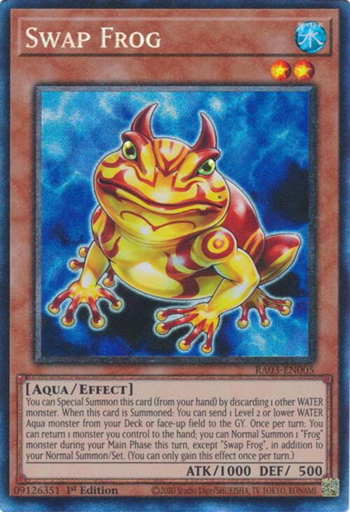 Swap Frog (CR) [RA03-EN005] Prismatic Collector's Rare | Gaming Infinity