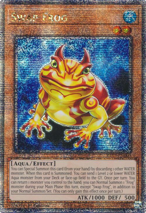 Swap Frog (Quarter Century Secret Rare) [RA03-EN005] Quarter Century Secret Rare | Gaming Infinity