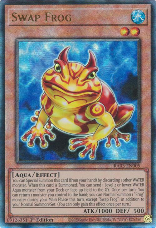 Swap Frog (UTR) [RA03-EN005] Prismatic Ultimate Rare | Gaming Infinity