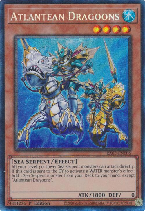 Atlantean Dragoons (CR) [RA03-EN006] Prismatic Collector's Rare | Gaming Infinity