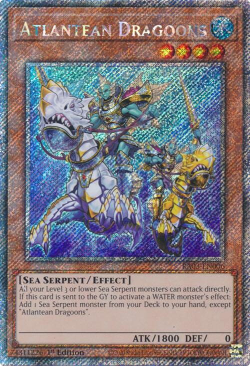 Atlantean Dragoons (Platinum Secret Rare) [RA03-EN006] Platinum Secret Rare | Gaming Infinity