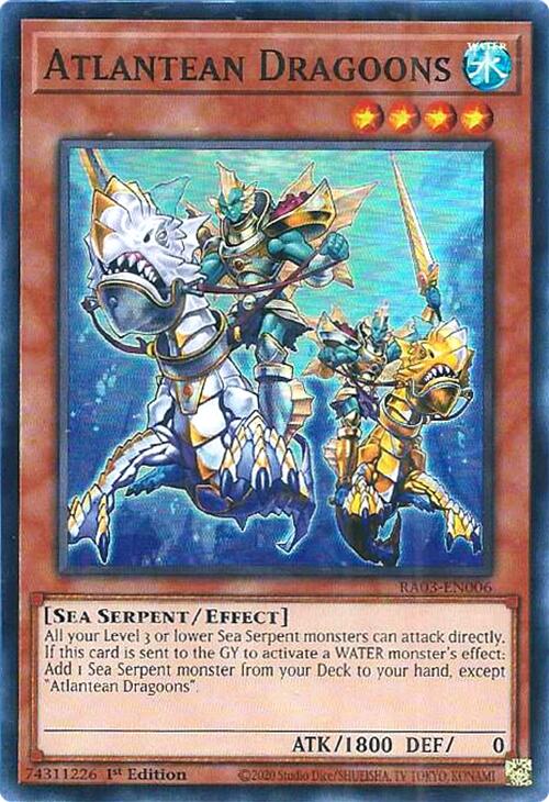 Atlantean Dragoons [RA03-EN006] Super Rare | Gaming Infinity