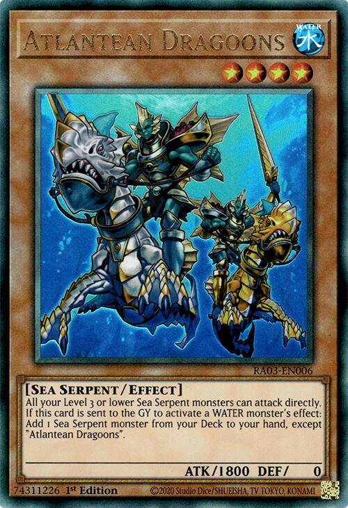 Atlantean Dragoons (UTR) [RA03-EN006] Prismatic Ultimate Rare | Gaming Infinity