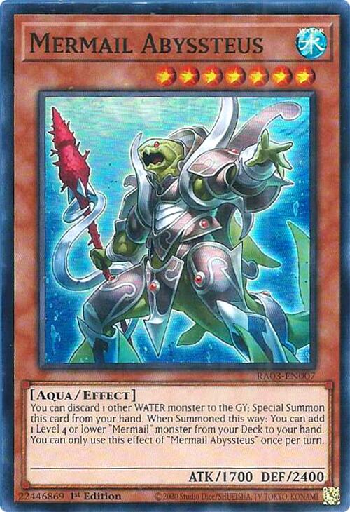 Mermail Abyssteus [RA03-EN007] Super Rare | Gaming Infinity